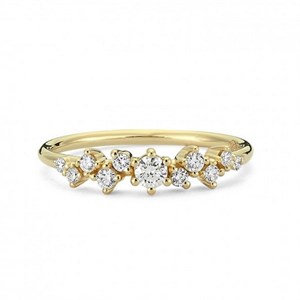 Twinkle diamant ring i 14 kt guld | A2121 